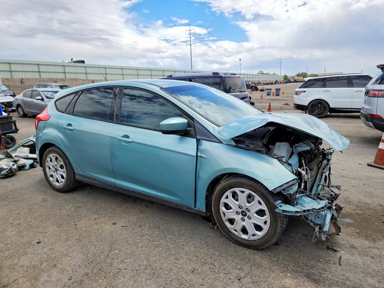 2012 Ford Focus Se Бирюзовый vin: 1FAHP3K29CL284848