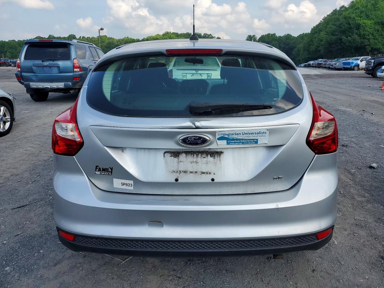 2012 Ford Focus Se Silver vin: 1FAHP3K29CL308940