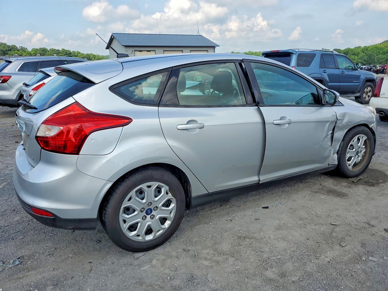 2012 Ford Focus Se Silver vin: 1FAHP3K29CL308940