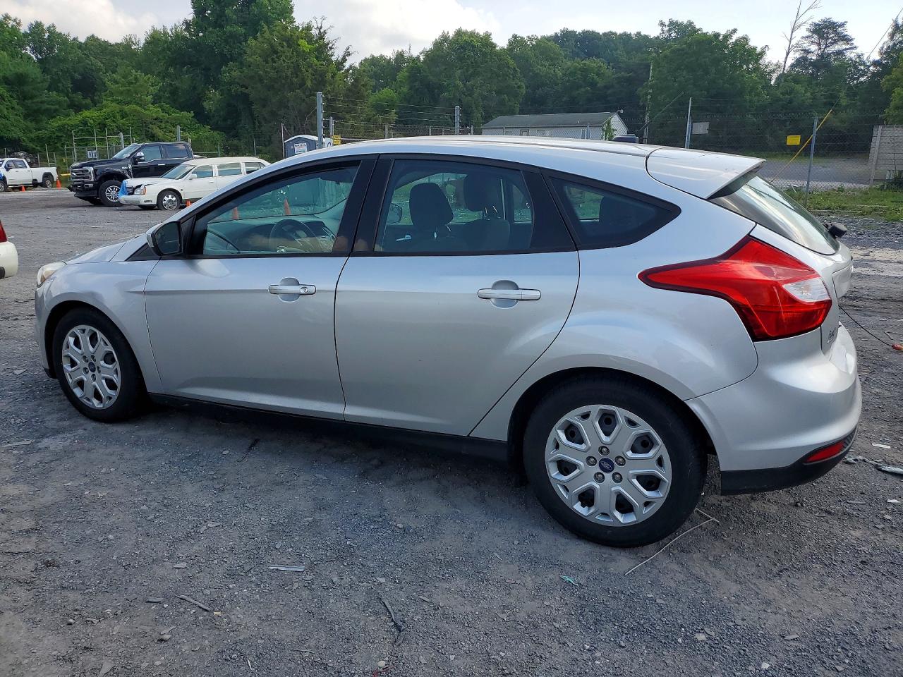 2012 Ford Focus Se Silver vin: 1FAHP3K29CL308940