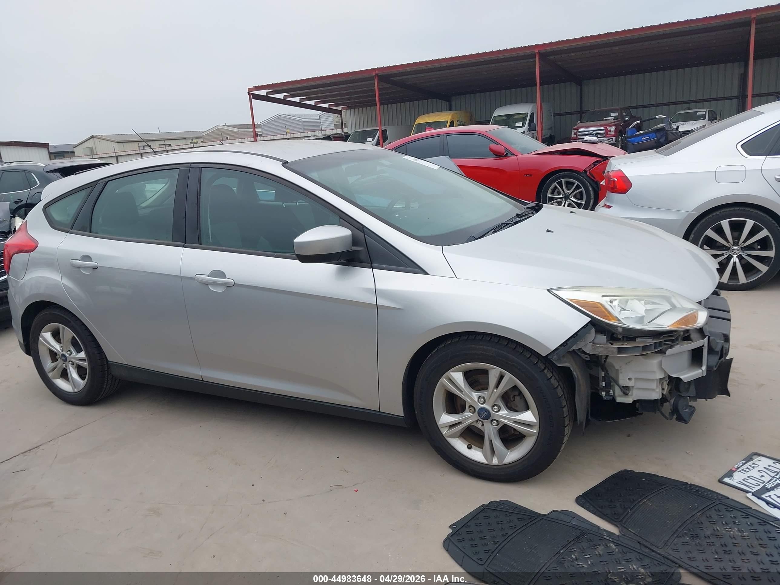 2012 Ford Focus Se Серебряный vin: 1FAHP3K29CL428690