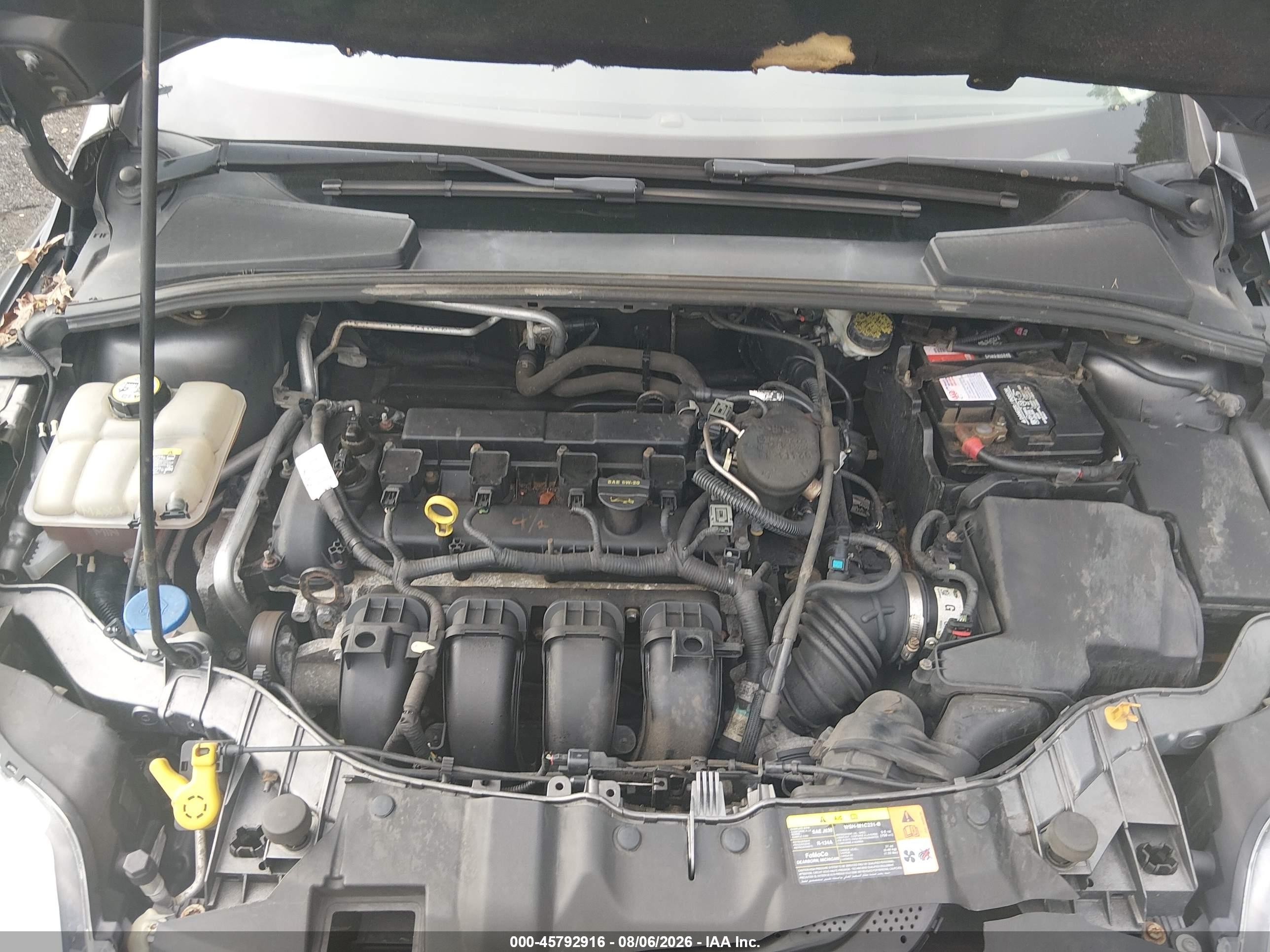 2012 Ford Focus Se Gray vin: 1FAHP3K2XCL124252
