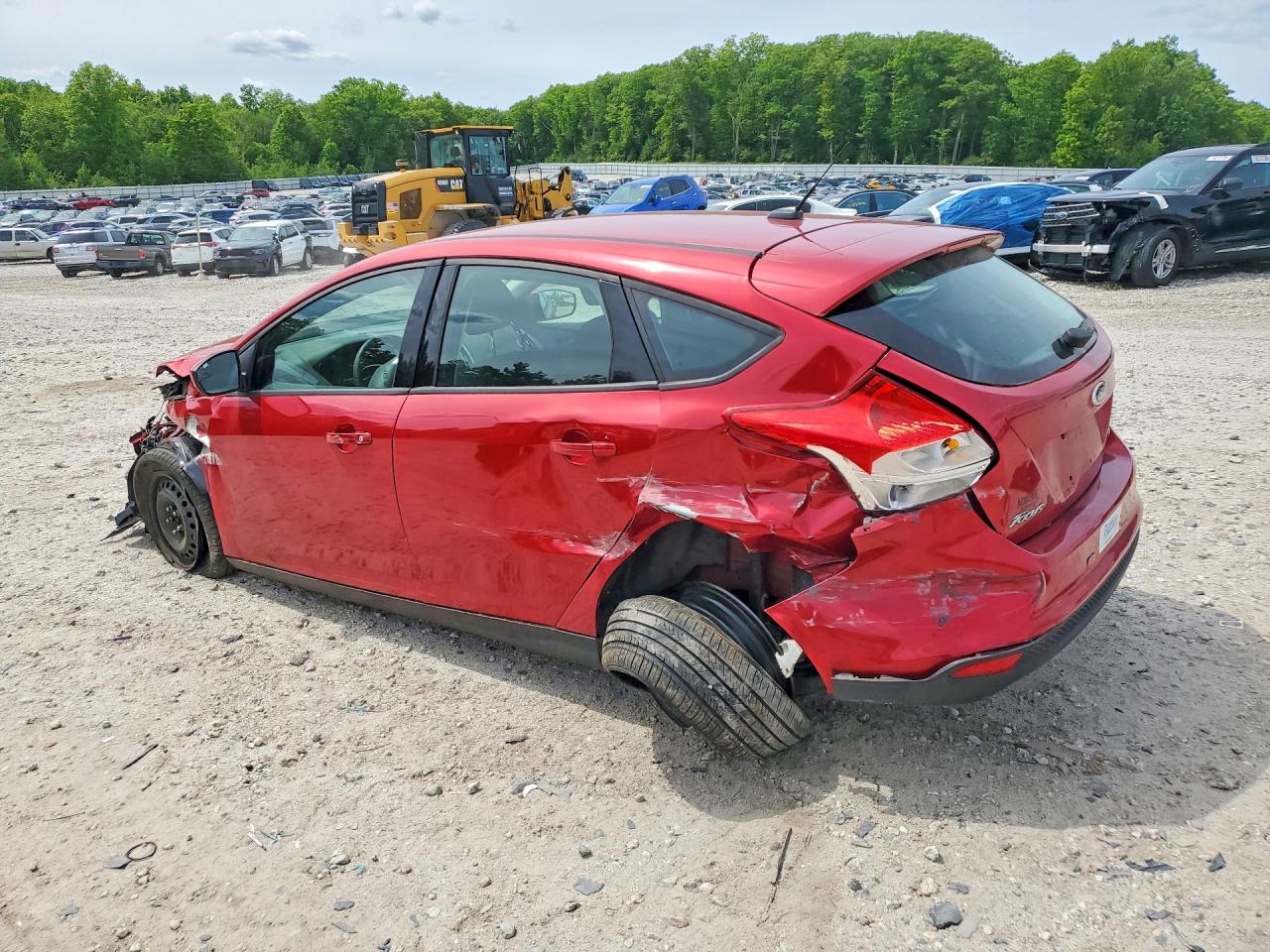 2012 Ford Focus Se Red vin: 1FAHP3K2XCL134103