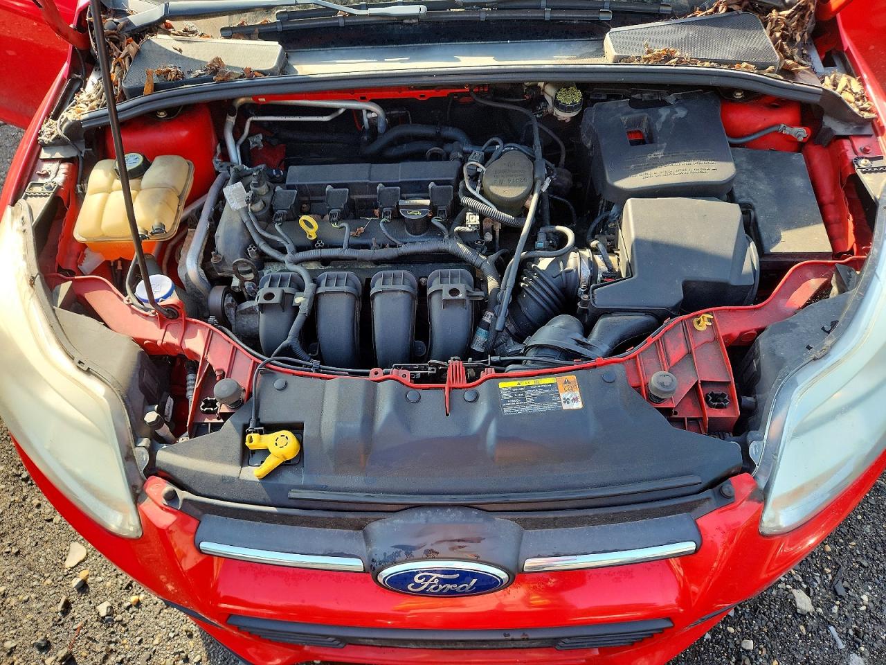 2012 Ford Focus Se Red vin: 1FAHP3K2XCL162659