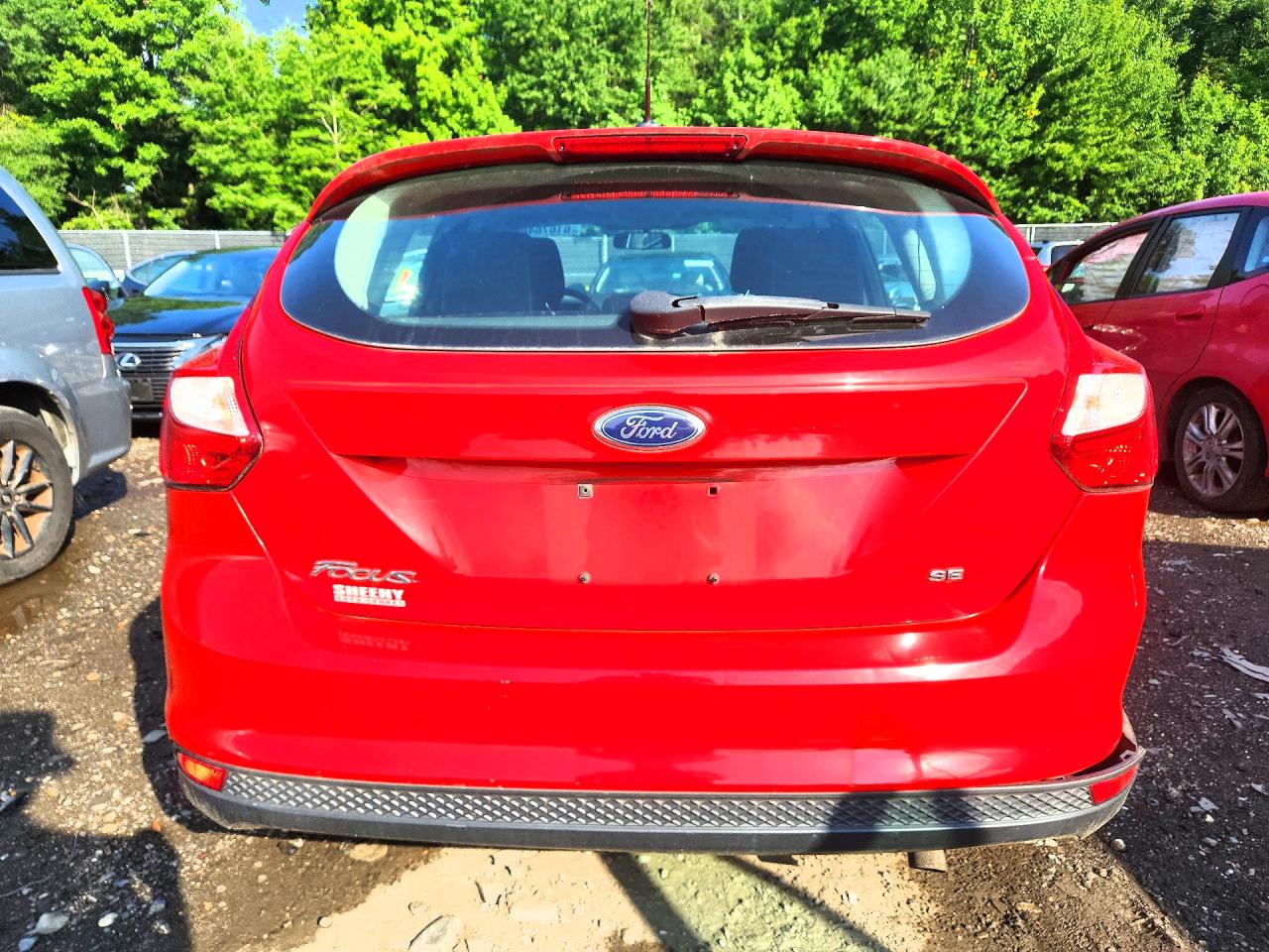 2012 Ford Focus Se Red vin: 1FAHP3K2XCL162659
