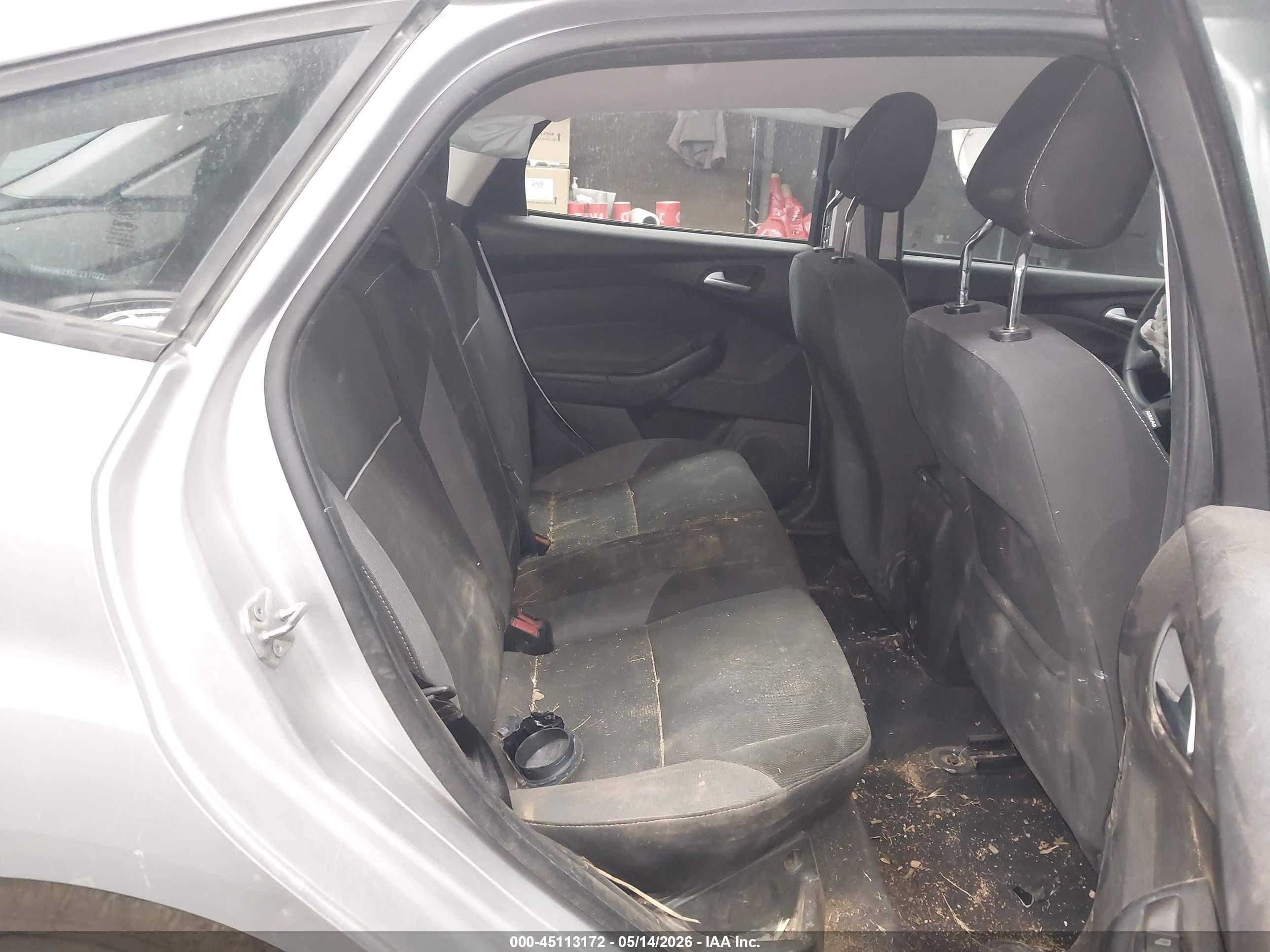 2012 Ford Focus Se Gray vin: 1FAHP3K2XCL237022