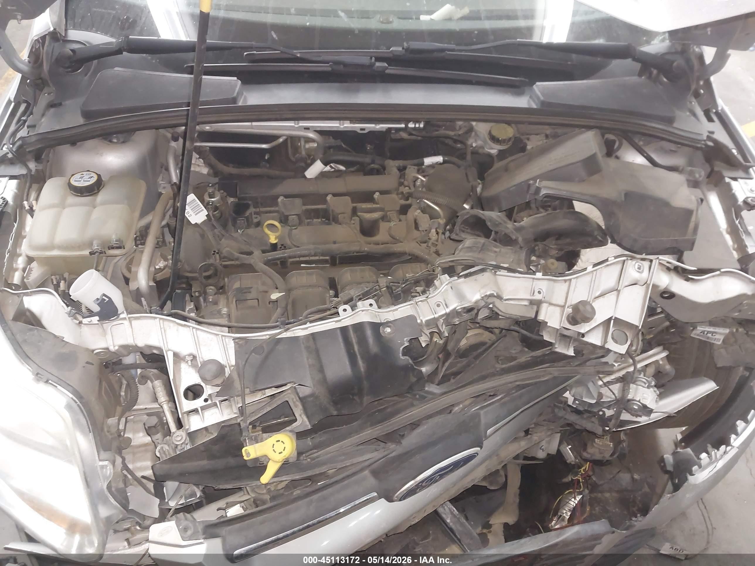 2012 Ford Focus Se Gray vin: 1FAHP3K2XCL237022