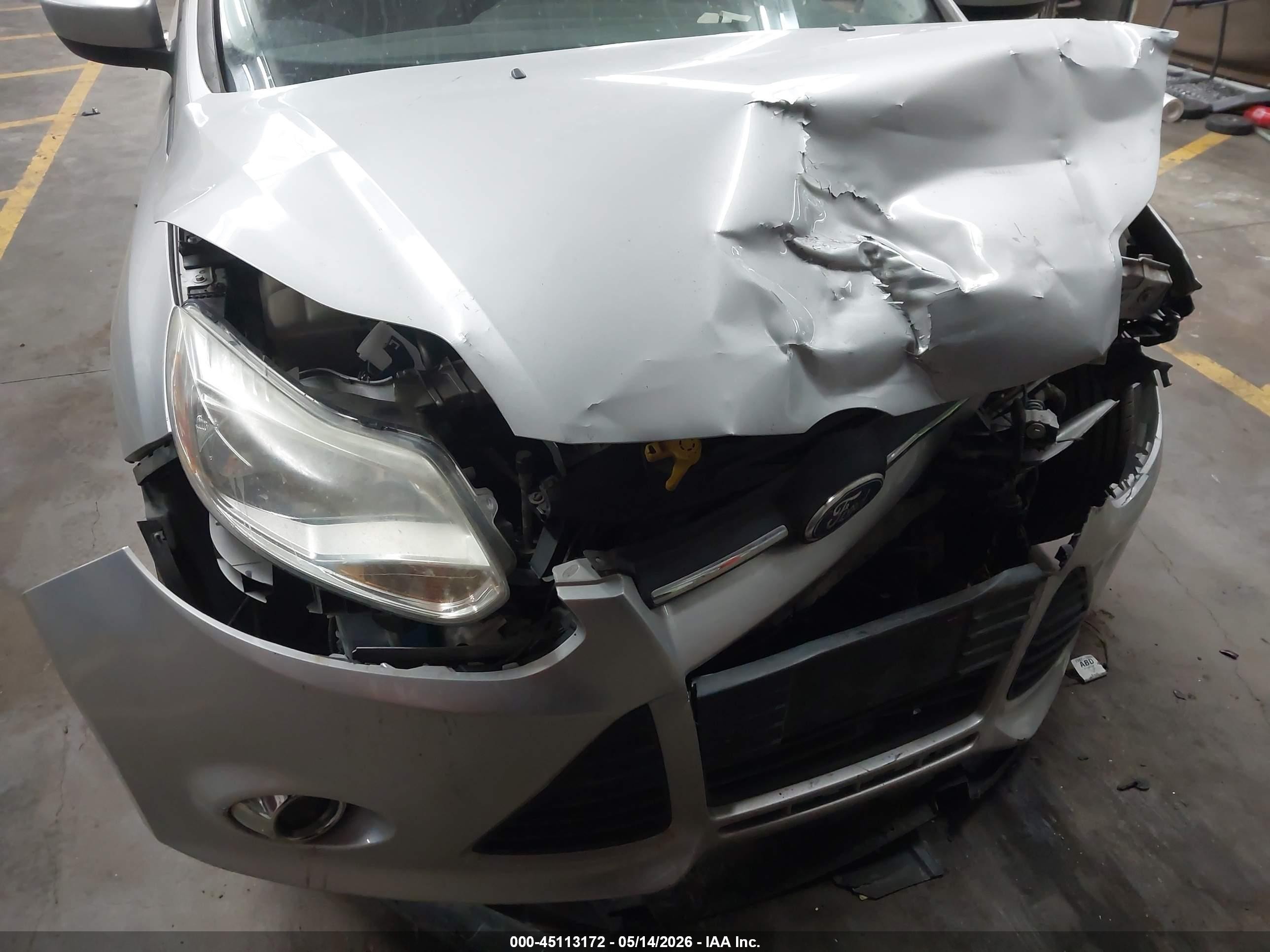 2012 Ford Focus Se Gray vin: 1FAHP3K2XCL237022