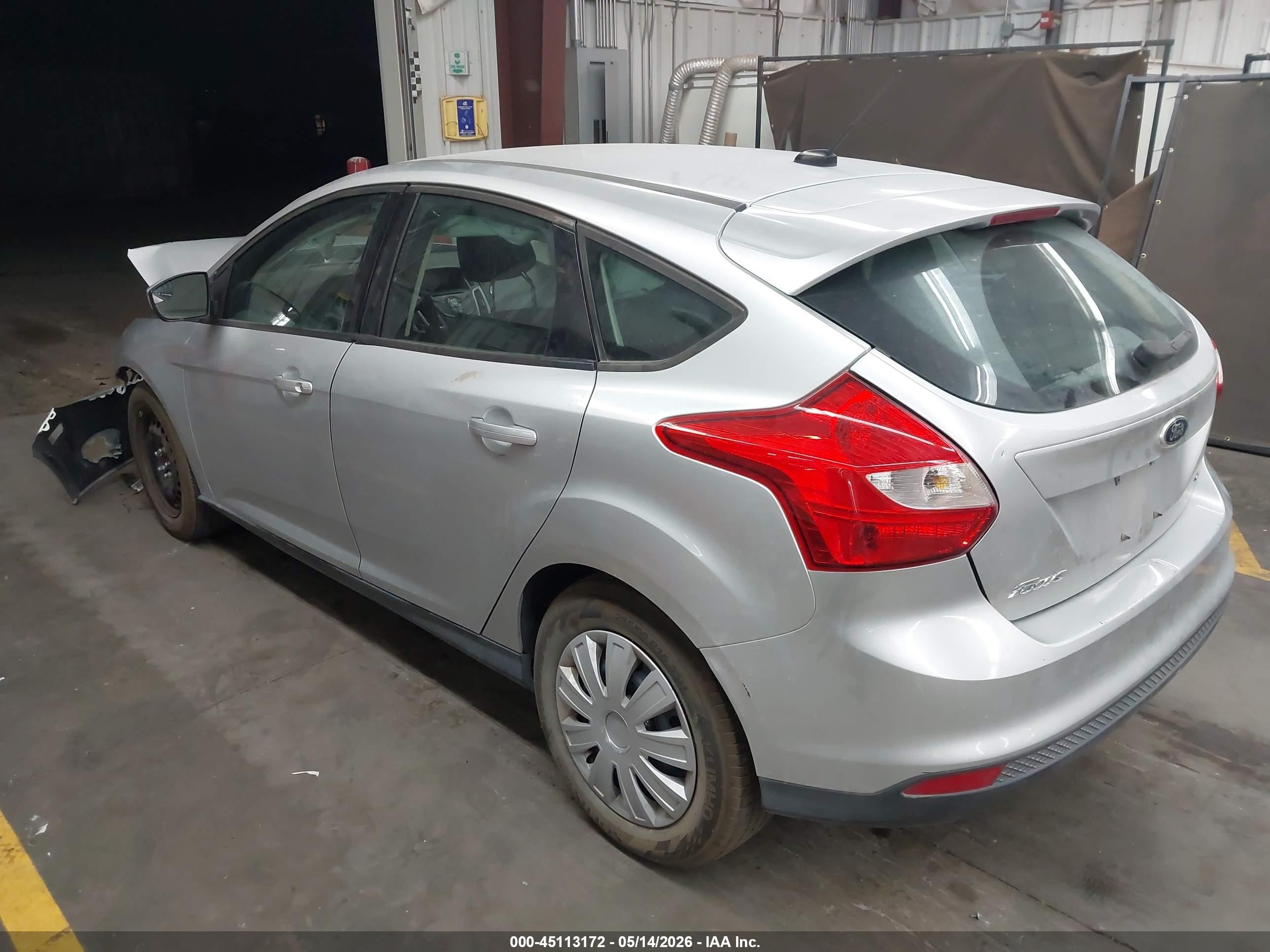 2012 Ford Focus Se Gray vin: 1FAHP3K2XCL237022
