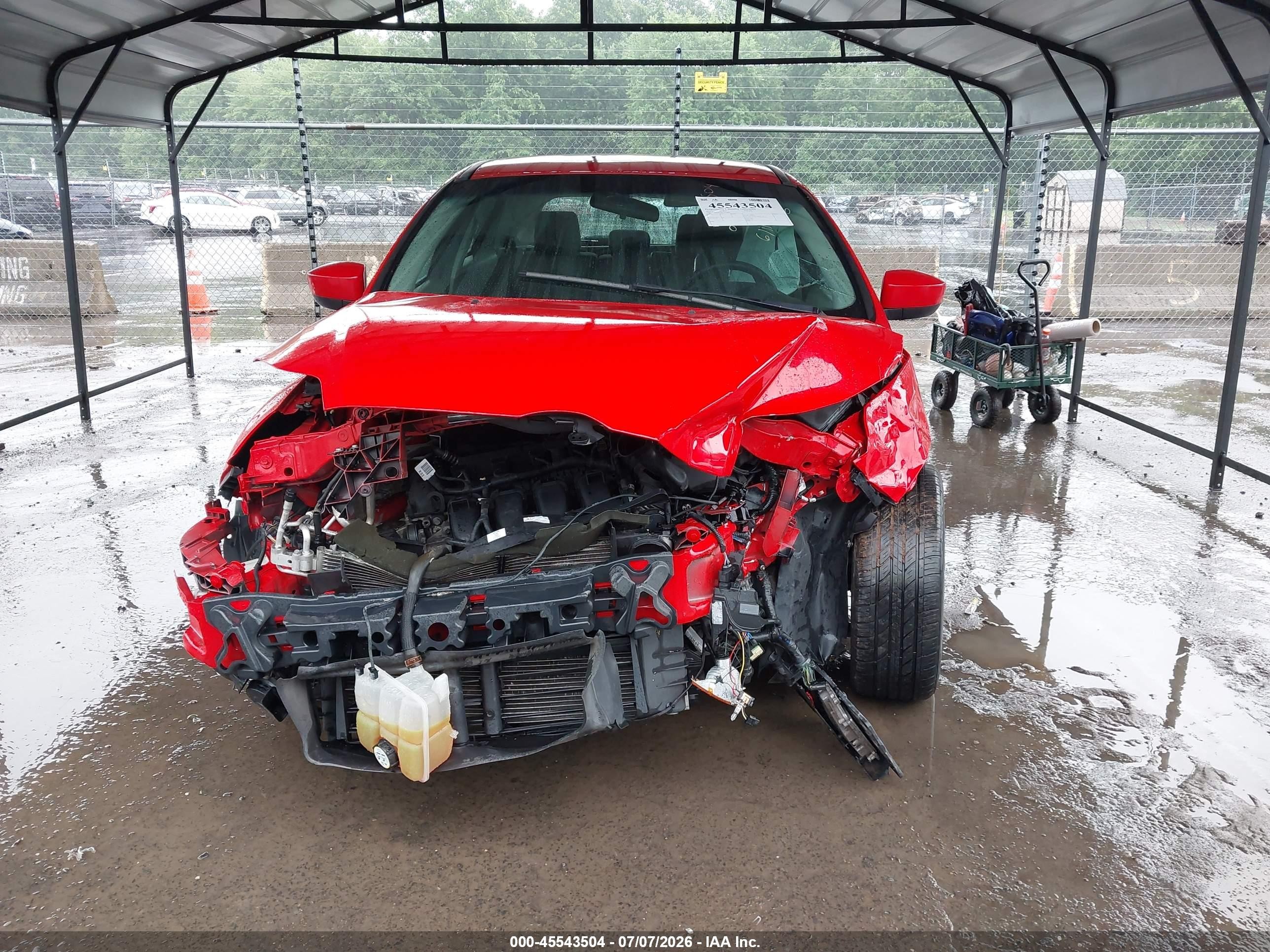 2012 Ford Focus Se Красный vin: 1FAHP3K2XCL314004