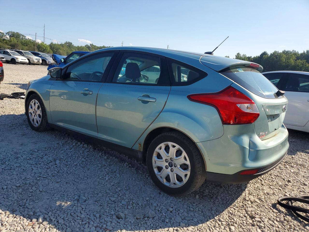 2012 Ford Focus Se Blue vin: 1FAHP3K2XCL351585