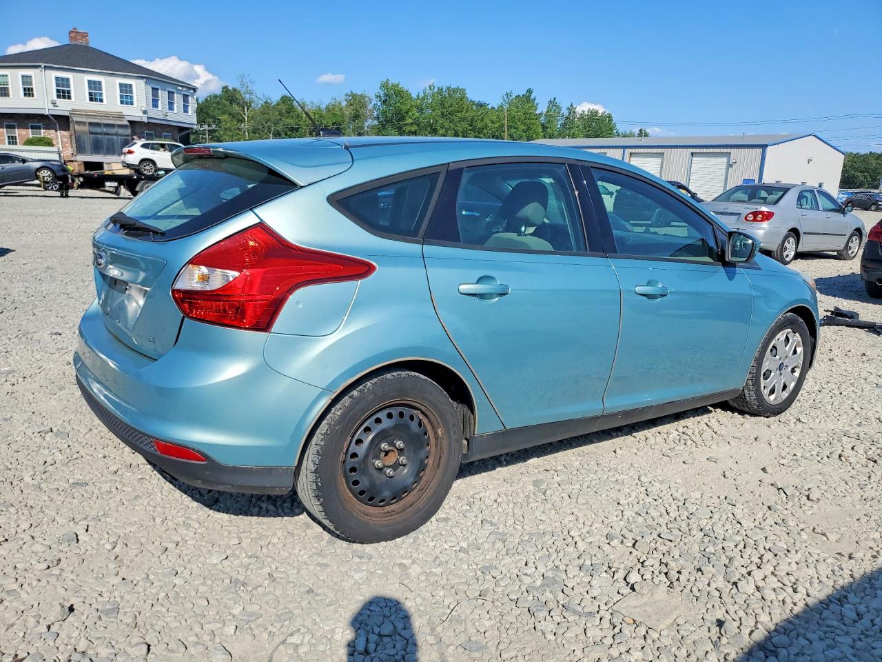 2012 Ford Focus Se Blue vin: 1FAHP3K2XCL351585