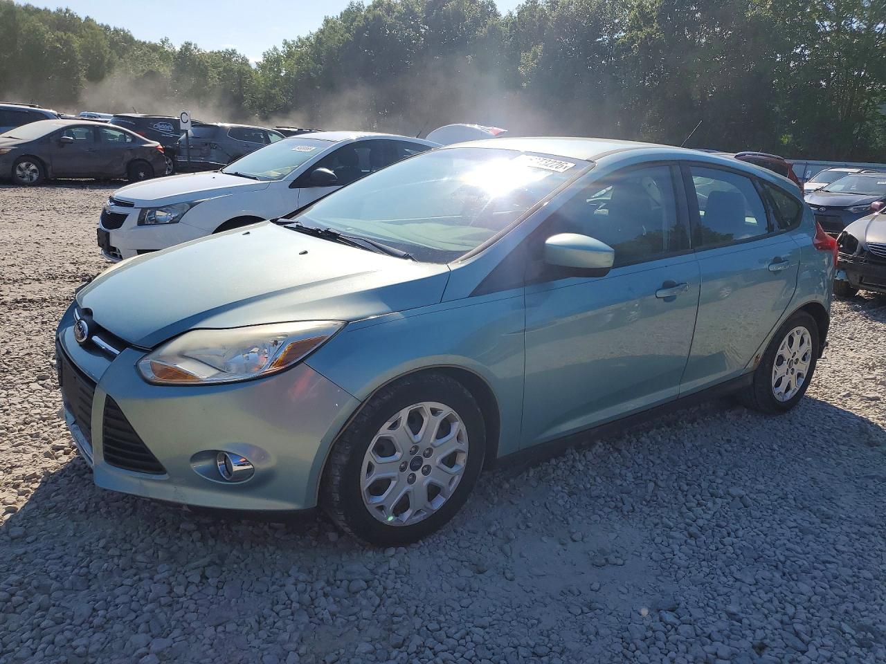 2012 Ford Focus Se Blue vin: 1FAHP3K2XCL351585