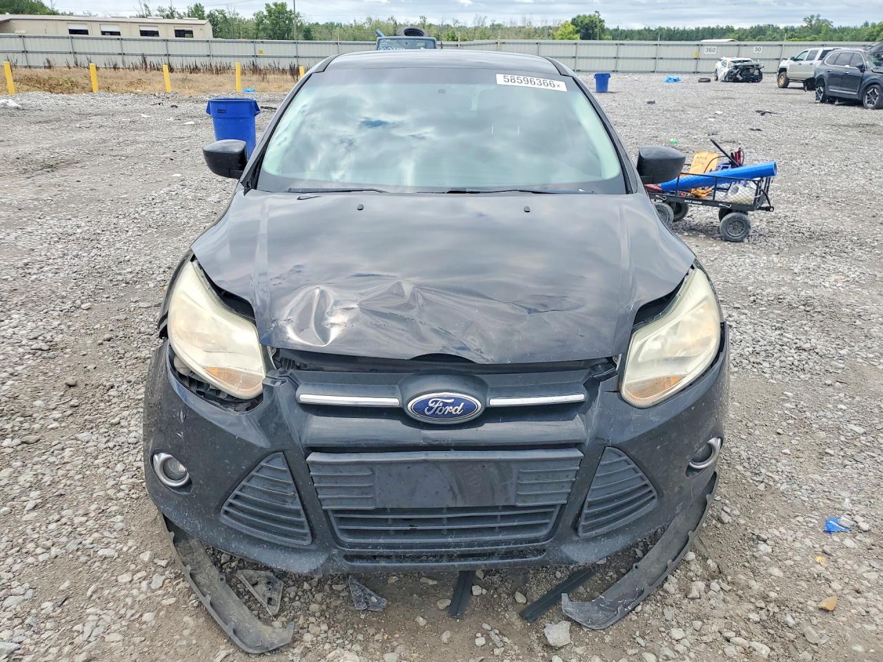 2012 Ford Focus Se Black vin: 1FAHP3K2XCL394503