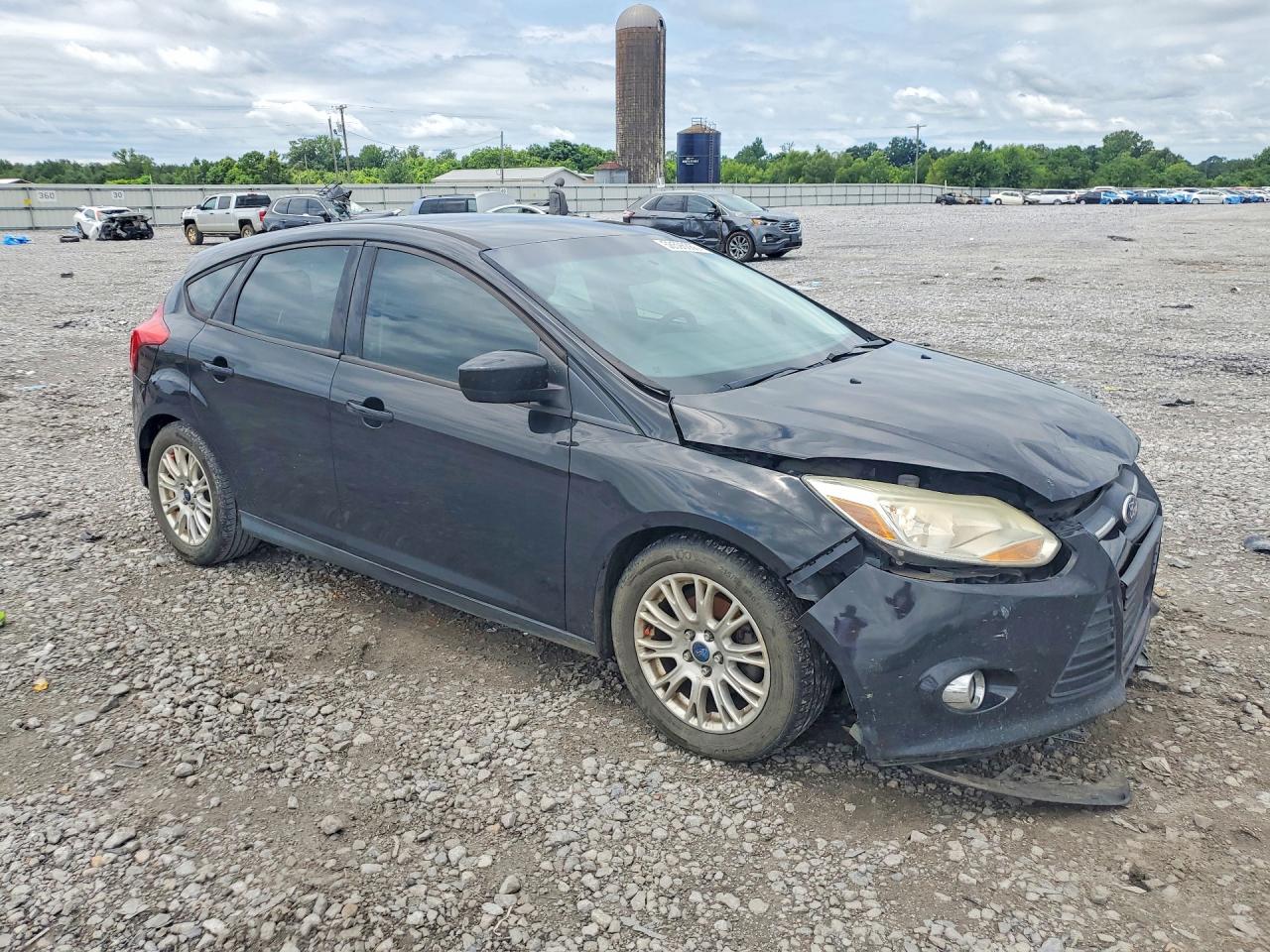 2012 Ford Focus Se Black vin: 1FAHP3K2XCL394503