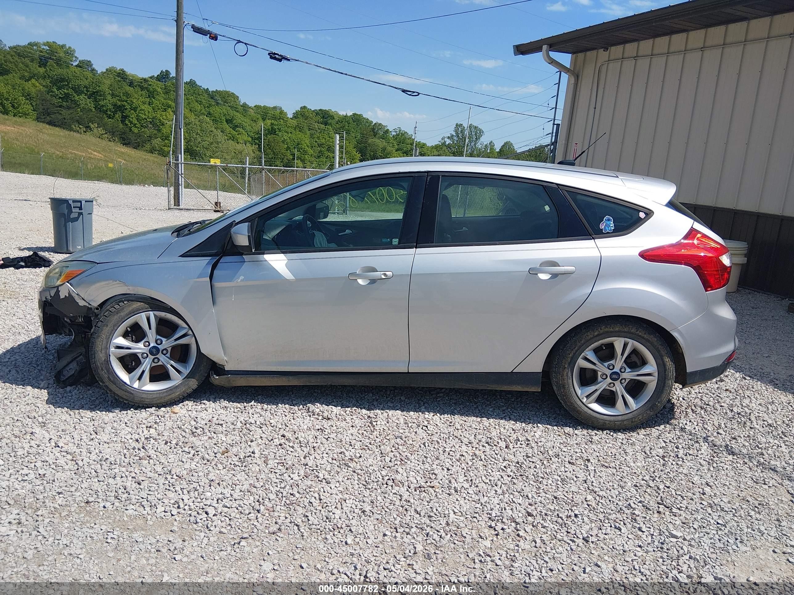 2012 Ford Focus Se Silver vin: 1FAHP3K2XCL413602