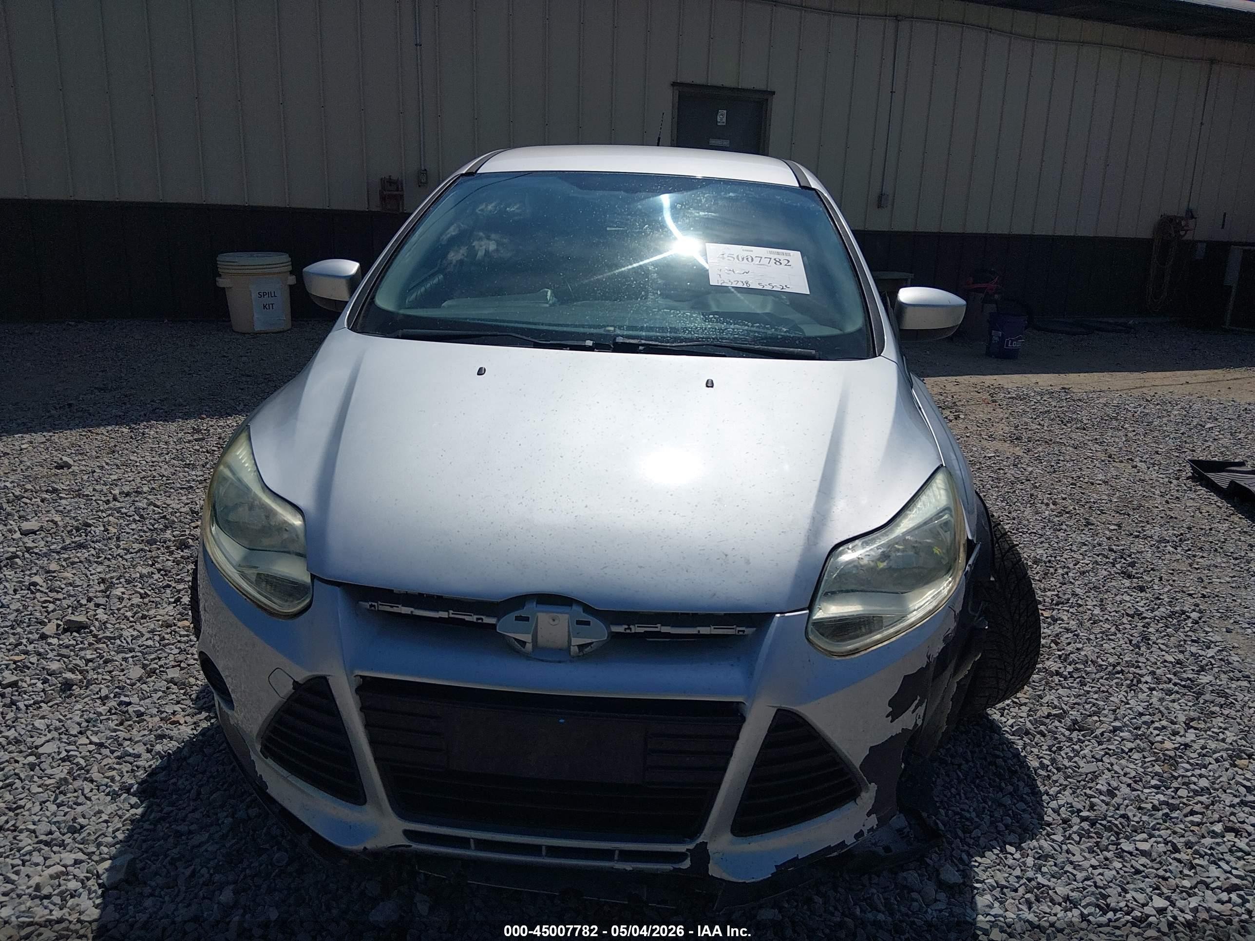 2012 Ford Focus Se Silver vin: 1FAHP3K2XCL413602