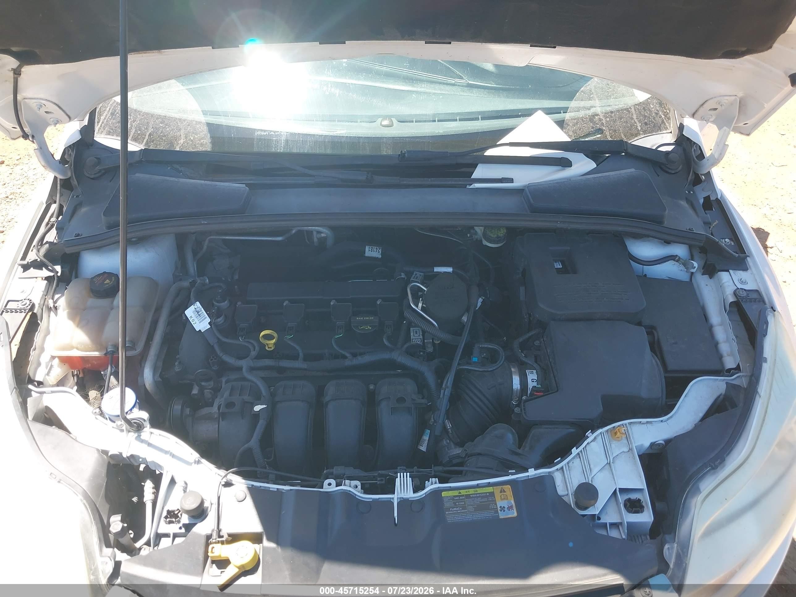 2012 Ford Focus Sel White vin: 1FAHP3M20CL135290