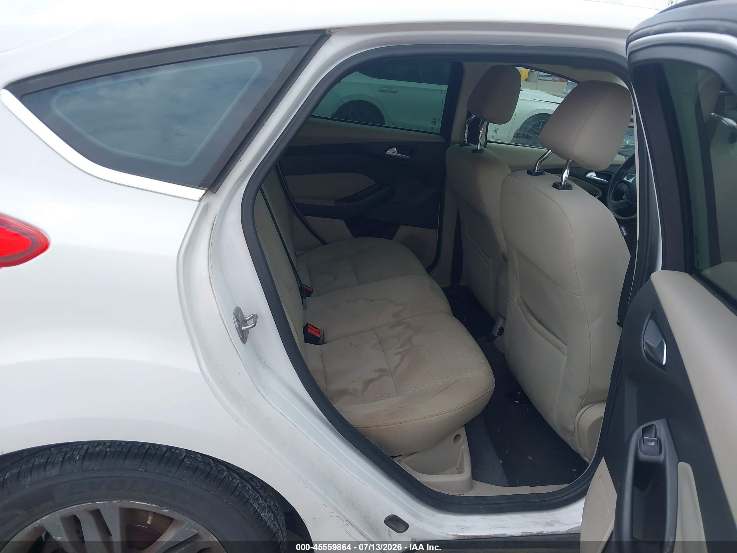 2012 Ford Focus Sel White vin: 1FAHP3M20CL146063