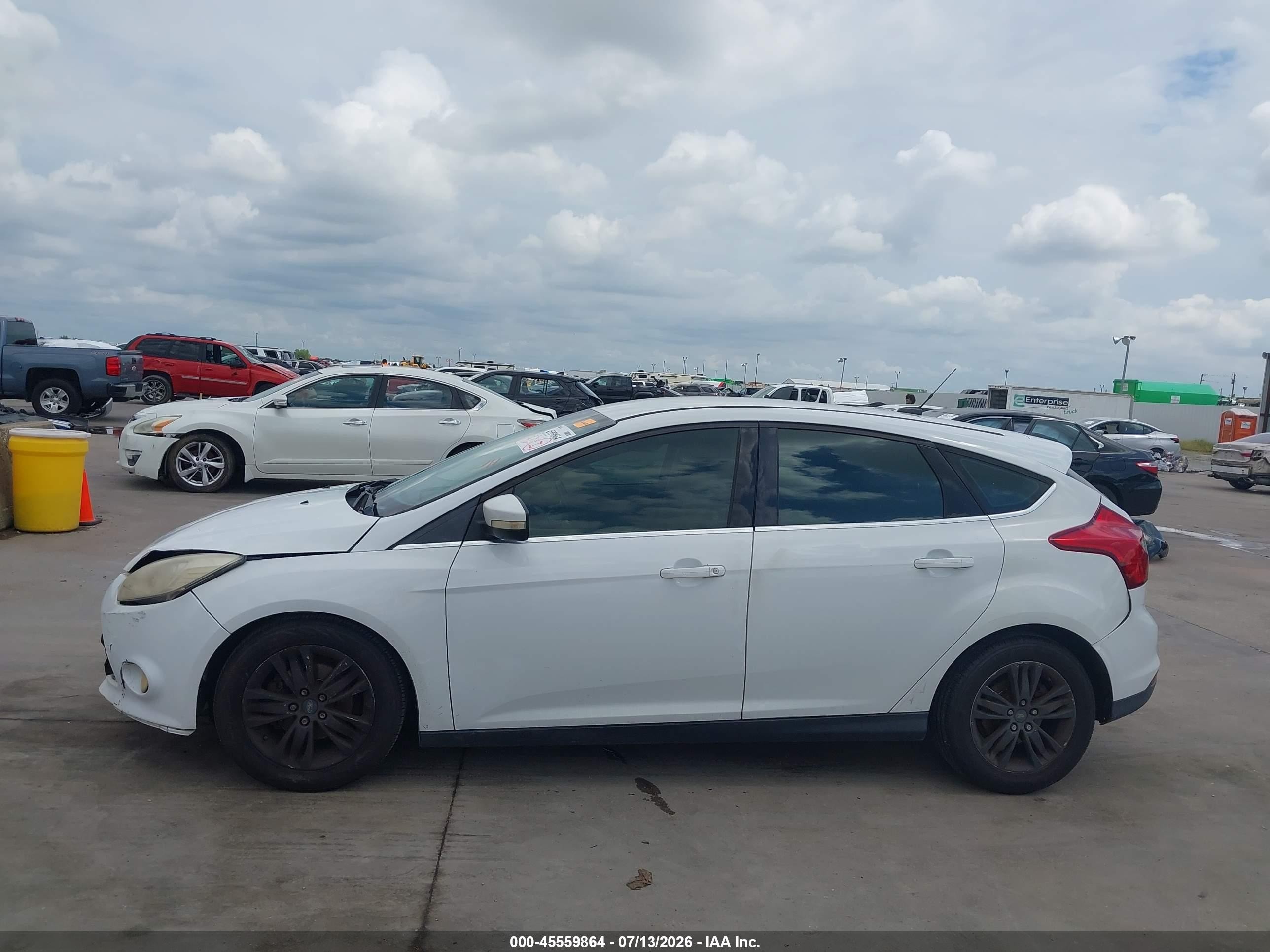 2012 Ford Focus Sel White vin: 1FAHP3M20CL146063