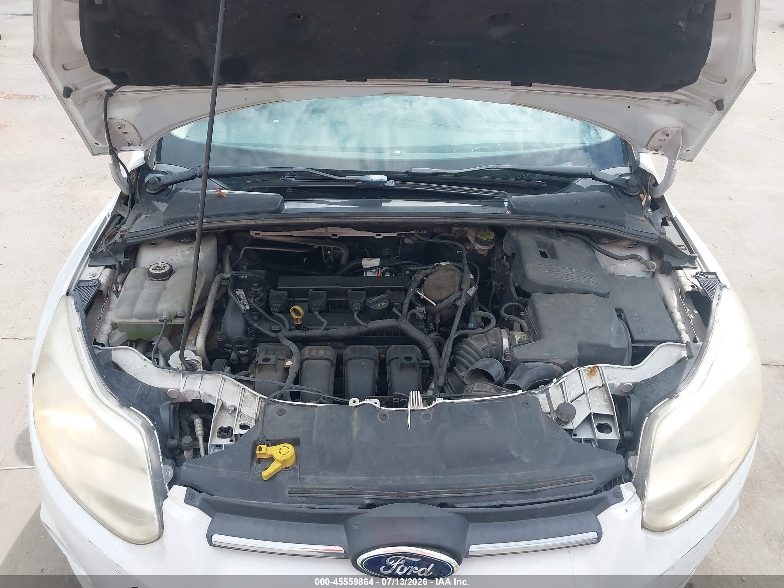 2012 Ford Focus Sel White vin: 1FAHP3M20CL146063