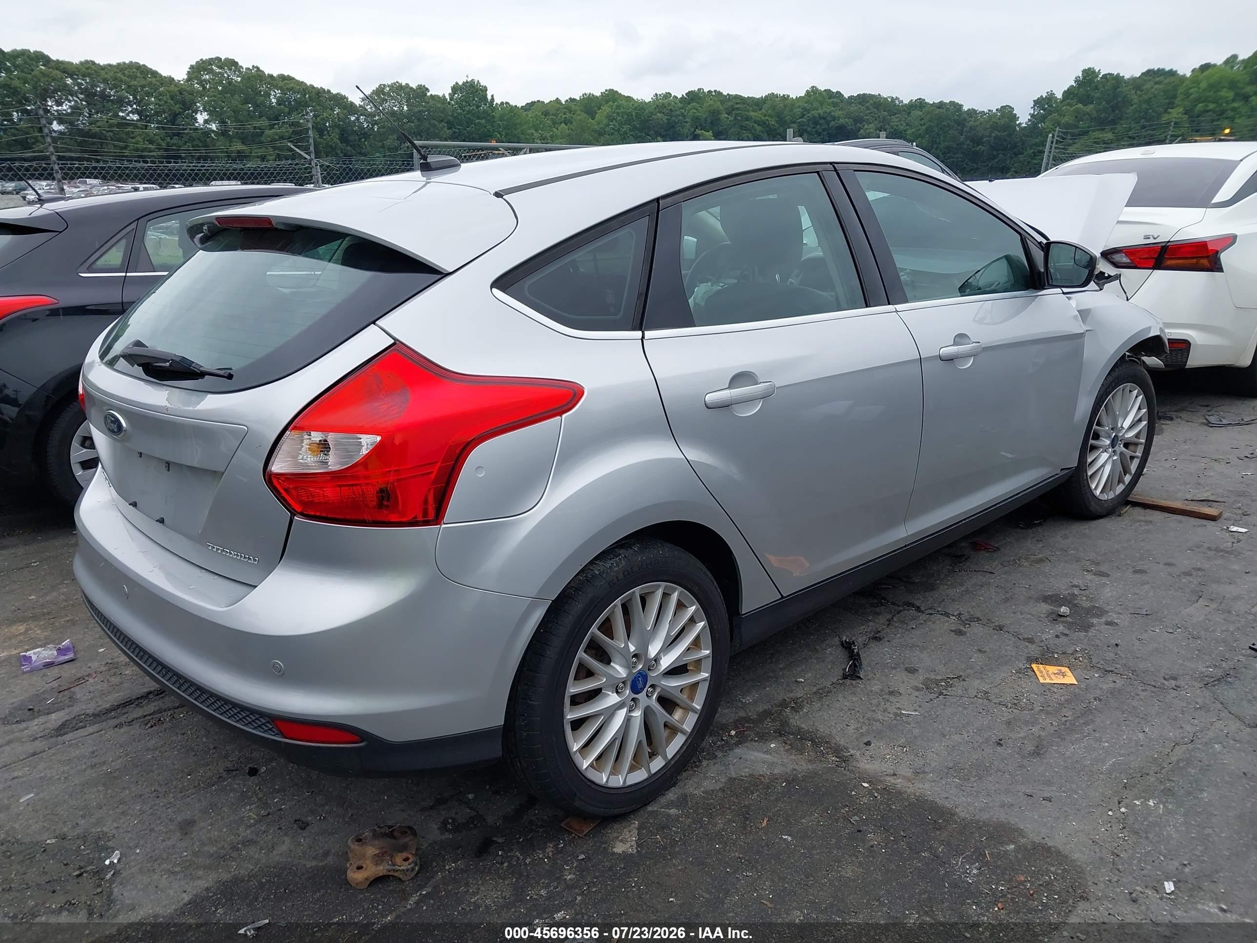 2012 Ford Focus Sel Silver vin: 1FAHP3M20CL224311