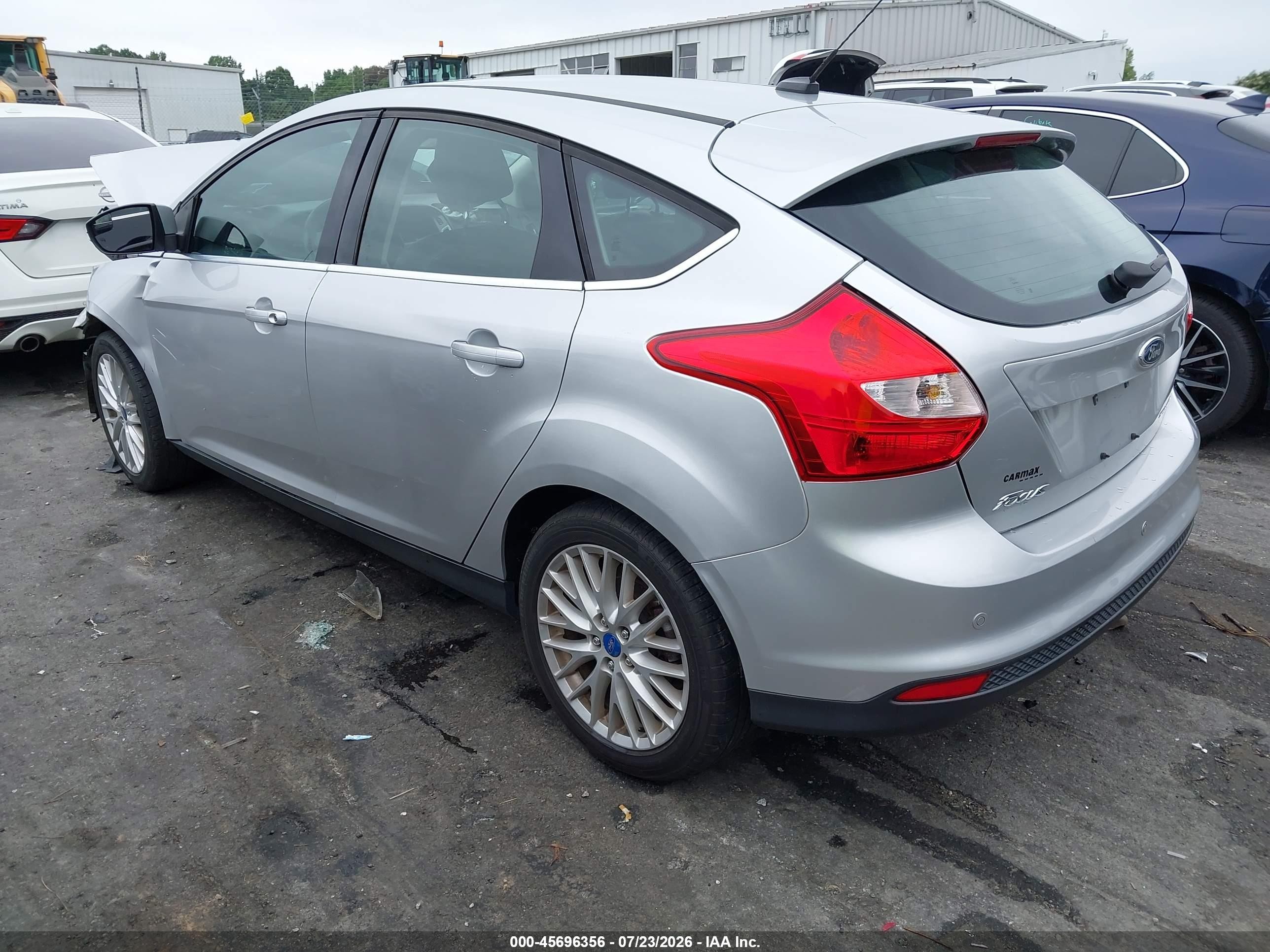 2012 Ford Focus Sel Silver vin: 1FAHP3M20CL224311