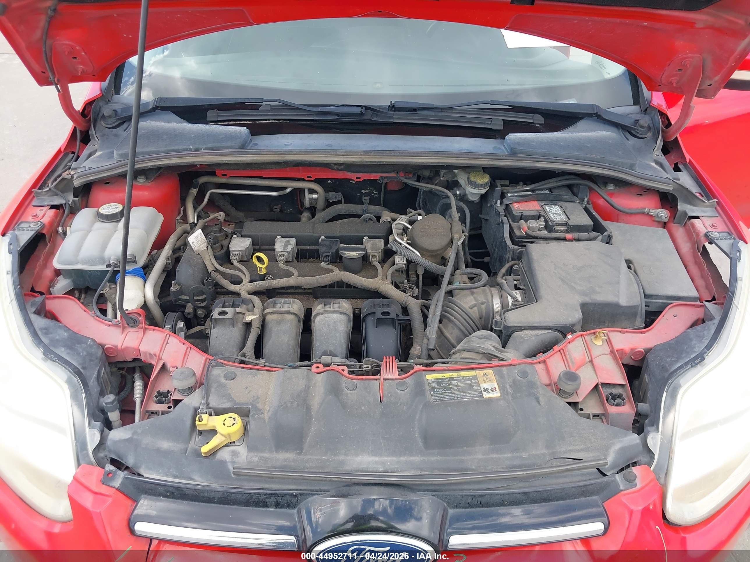 2012 Ford Focus Sel Red vin: 1FAHP3M20CL252089
