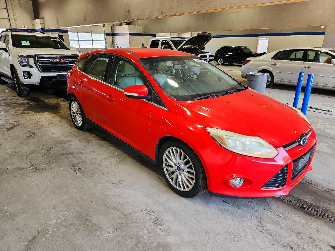 2012 Ford Focus Sel Red vin: 1FAHP3M20CL265263