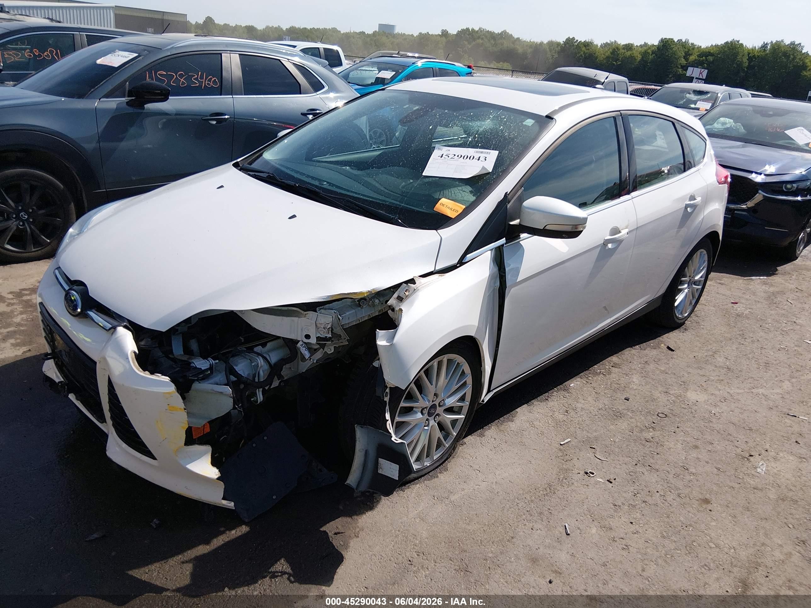 2012 Ford Focus Sel White vin: 1FAHP3M20CL271645