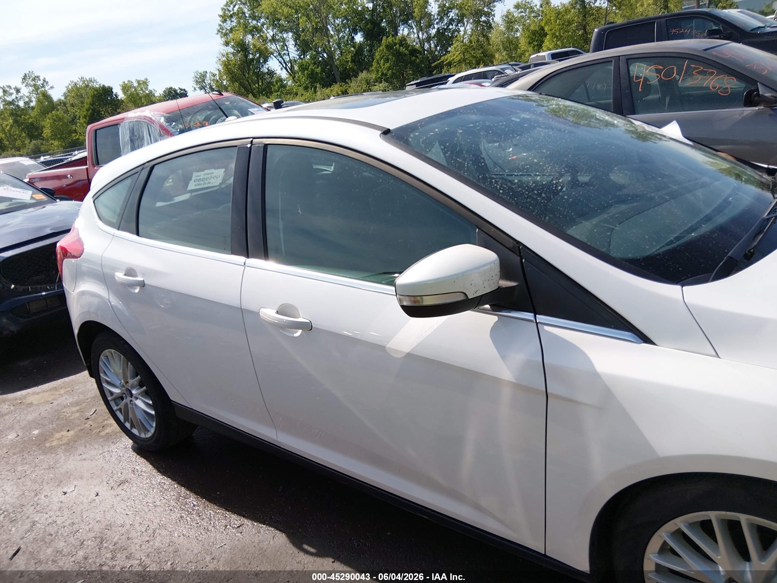 2012 Ford Focus Sel White vin: 1FAHP3M20CL271645
