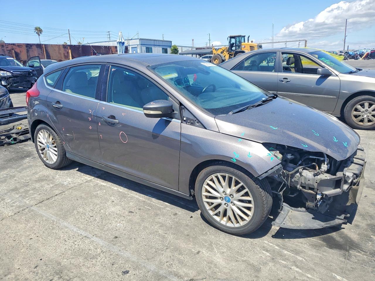 2012 Ford Focus Sel Gray vin: 1FAHP3M20CL287635