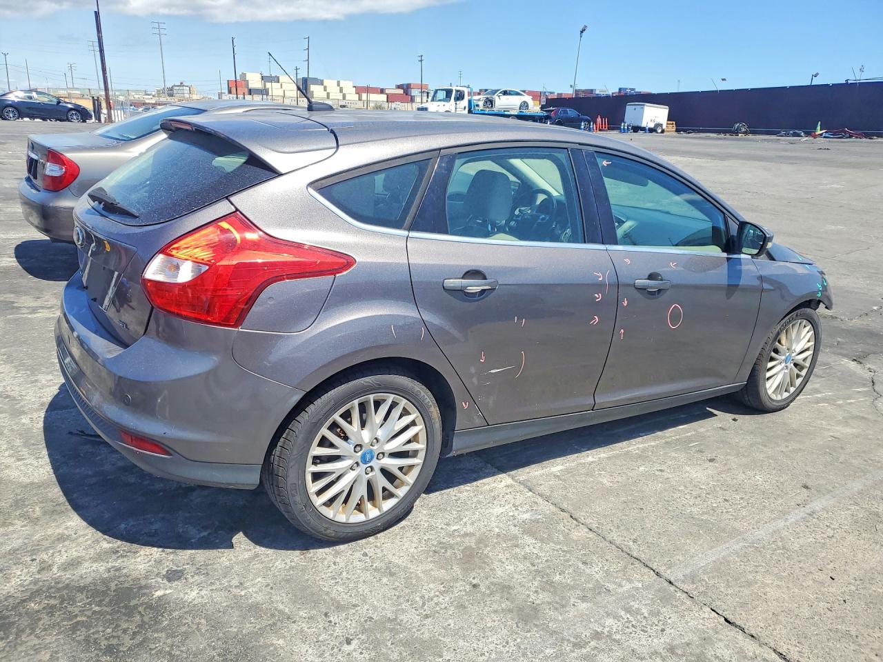 2012 Ford Focus Sel Gray vin: 1FAHP3M20CL287635