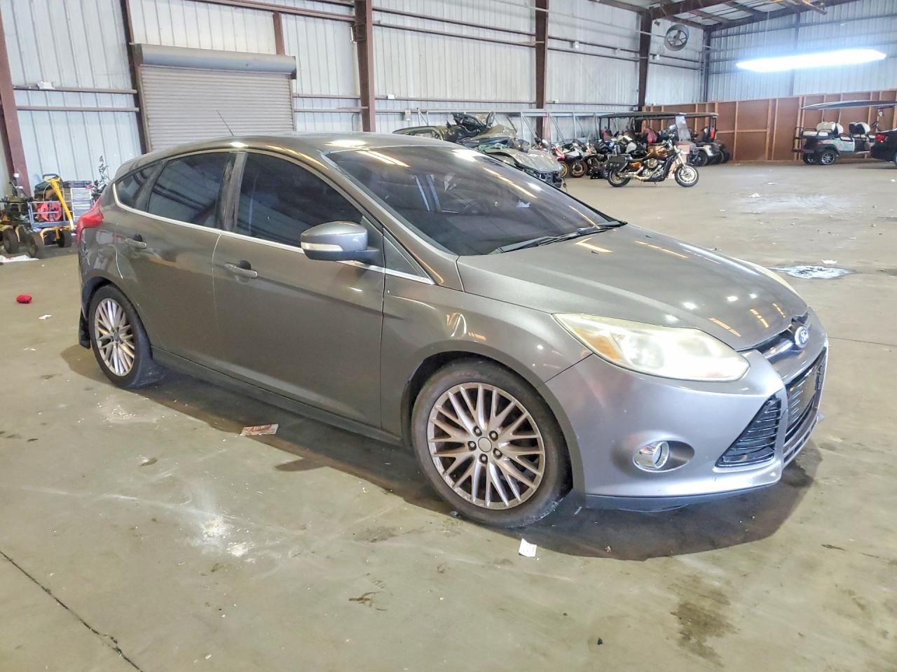 2012 Ford Focus Sel Gray vin: 1FAHP3M20CL288011