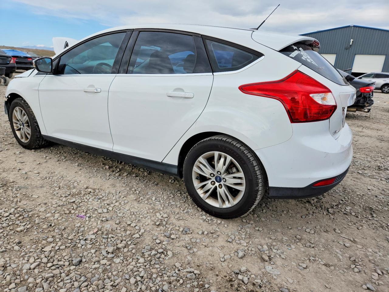 2012 Ford Focus Sel White vin: 1FAHP3M20CL393776