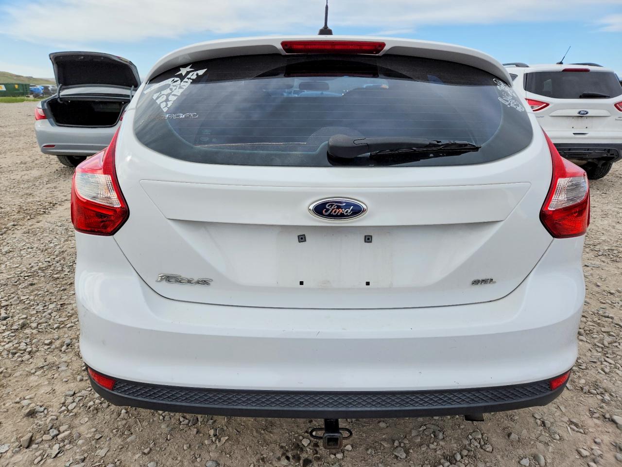 2012 Ford Focus Sel White vin: 1FAHP3M20CL393776