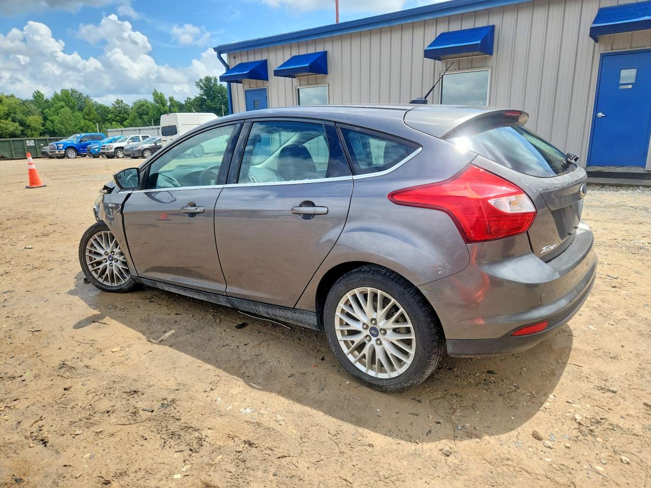 2012 Ford Focus Sel Gray vin: 1FAHP3M20CL410348