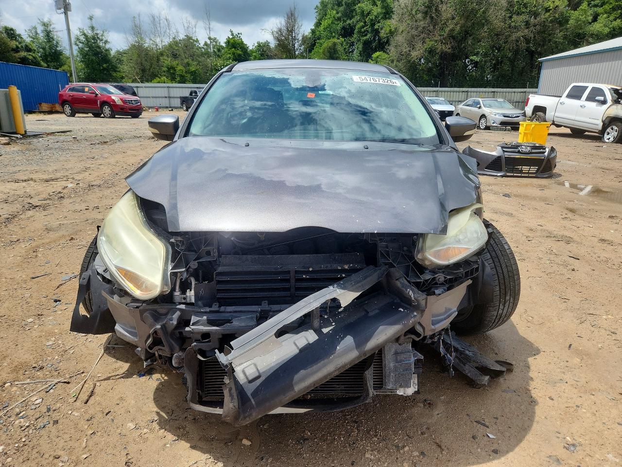 2012 Ford Focus Sel Gray vin: 1FAHP3M20CL410348