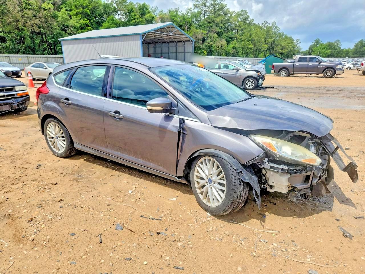 2012 Ford Focus Sel Gray vin: 1FAHP3M20CL410348