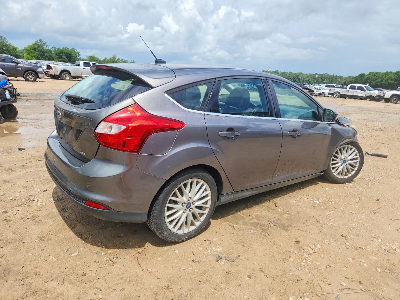 2012 Ford Focus Sel Gray vin: 1FAHP3M20CL410348
