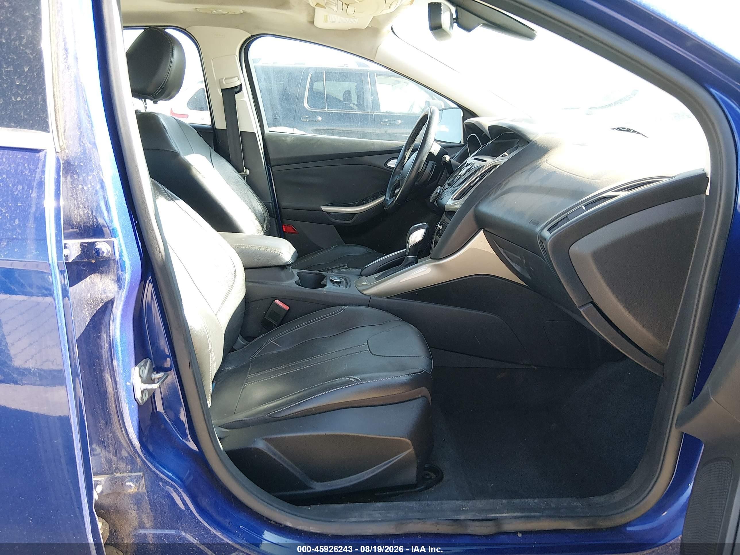 2012 Ford Focus Sel Blue vin: 1FAHP3M20CL413864