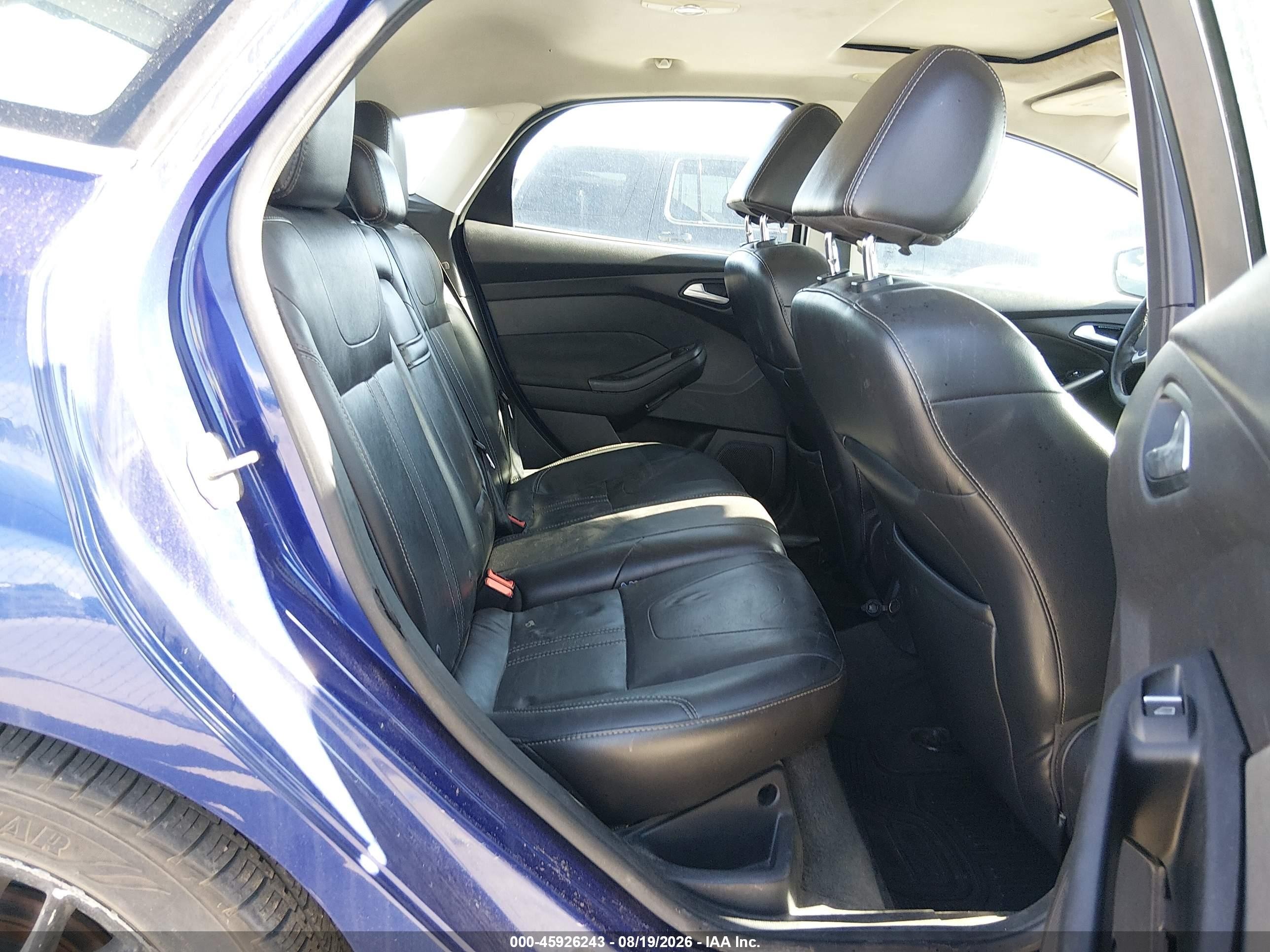 2012 Ford Focus Sel Blue vin: 1FAHP3M20CL413864