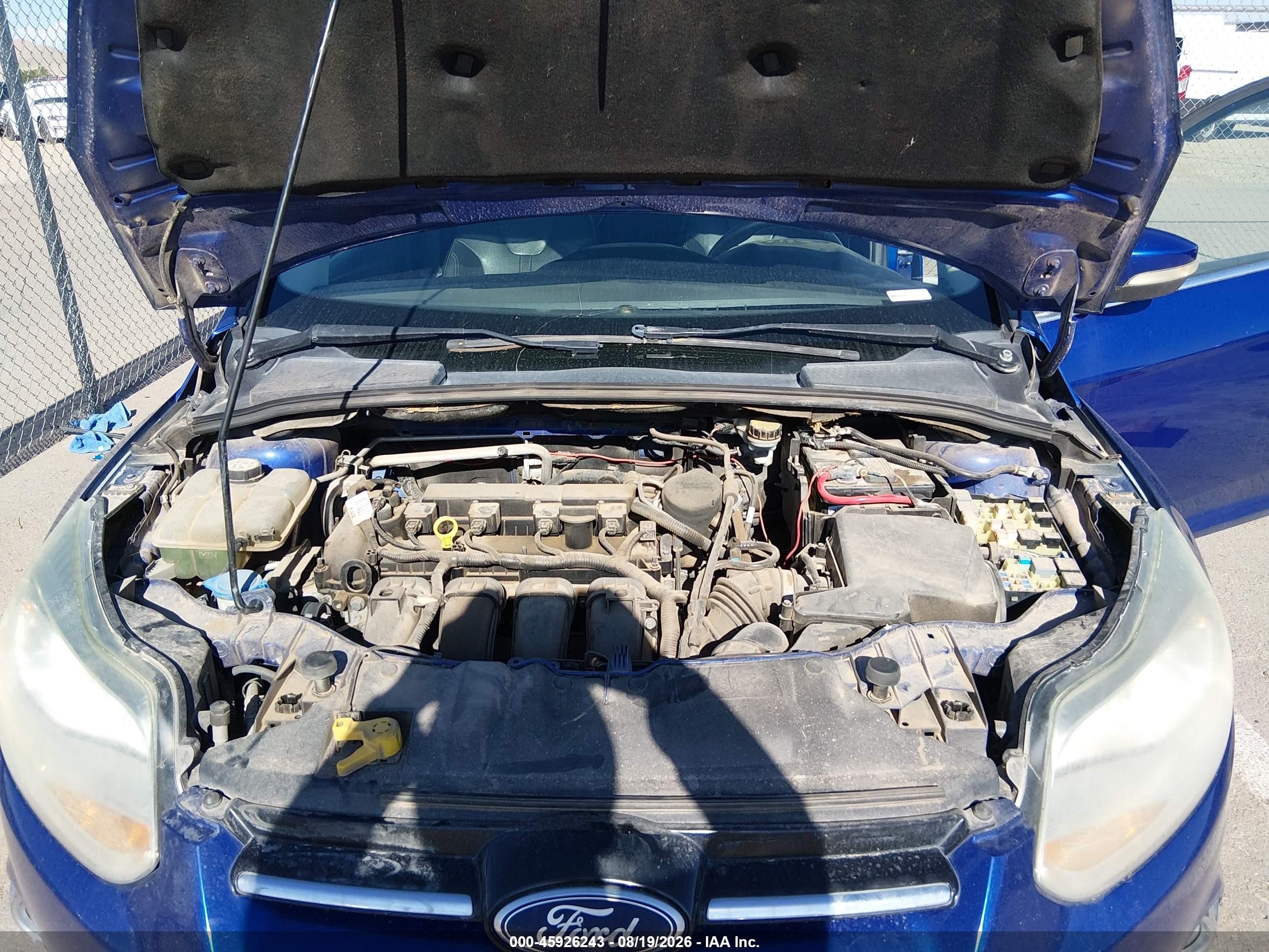 2012 Ford Focus Sel Blue vin: 1FAHP3M20CL413864