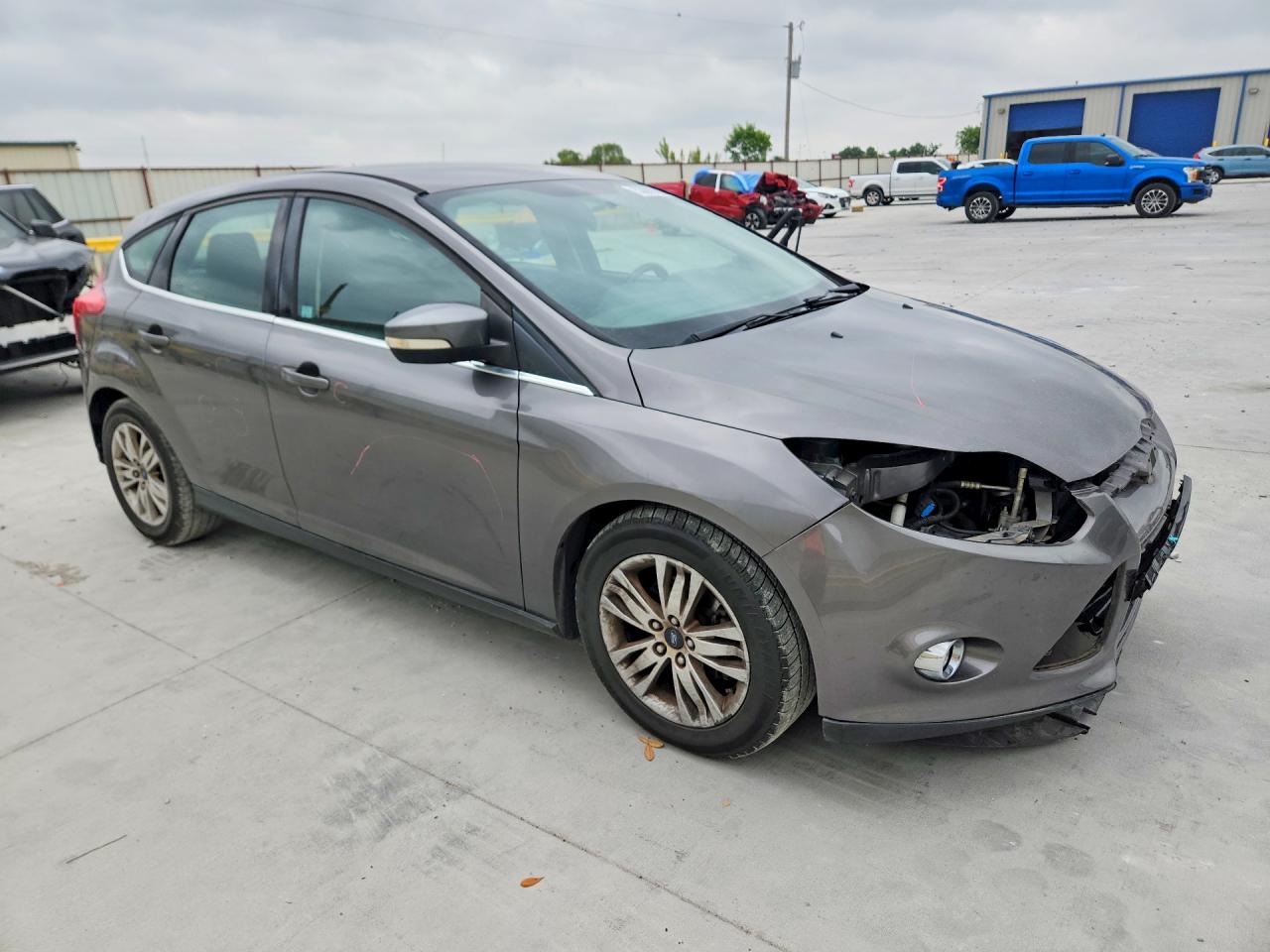 2012 Ford Focus Sel Gray vin: 1FAHP3M20CL430373