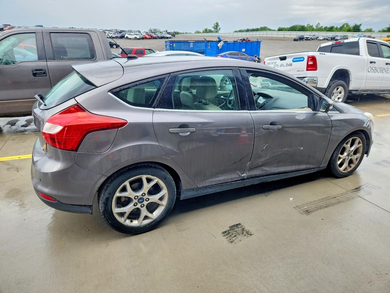 2012 Ford Focus Sel Gray vin: 1FAHP3M20CL434424