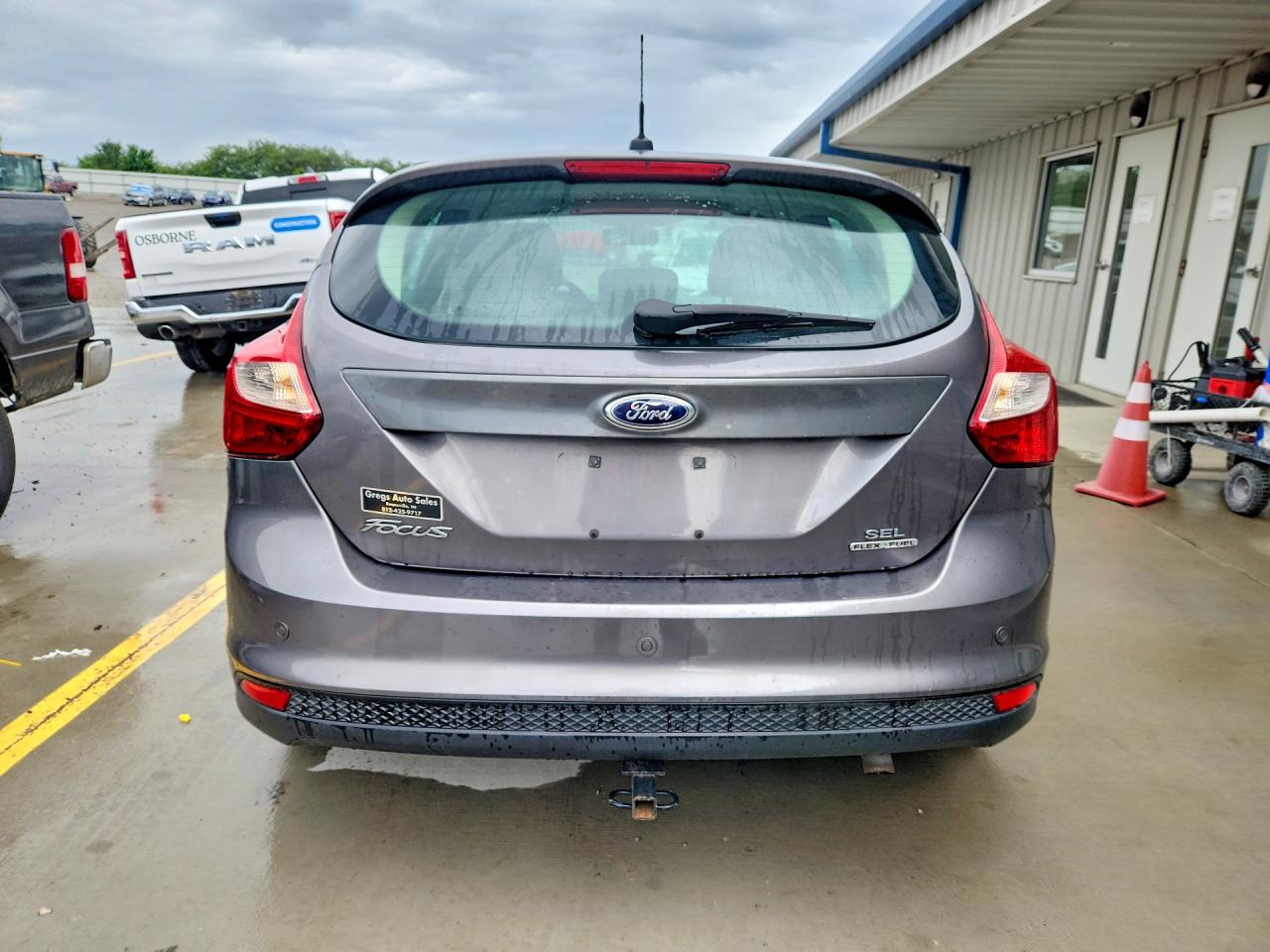 2012 Ford Focus Sel Gray vin: 1FAHP3M20CL434424