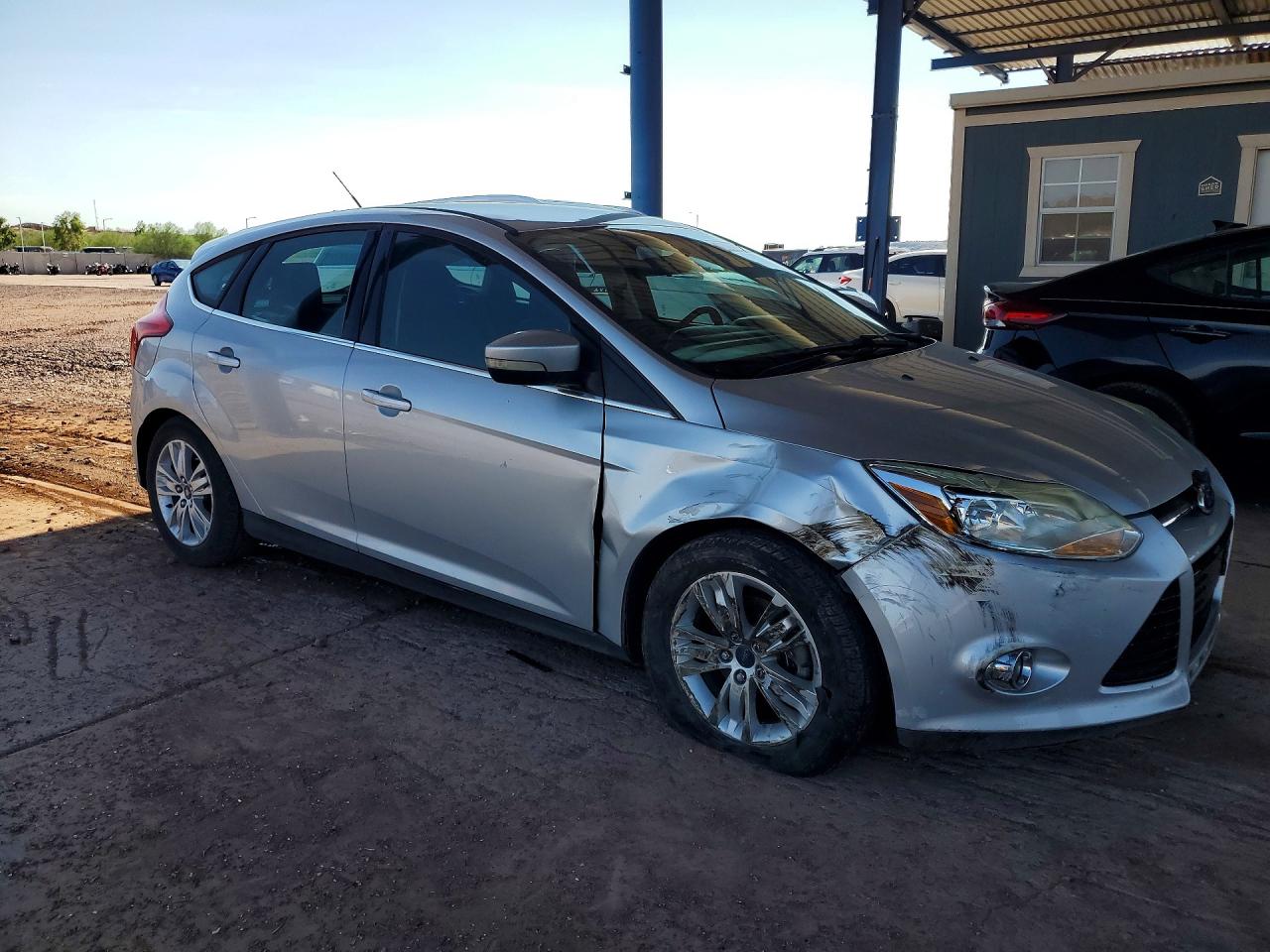 2012 Ford Focus Sel Silver vin: 1FAHP3M20CL470341