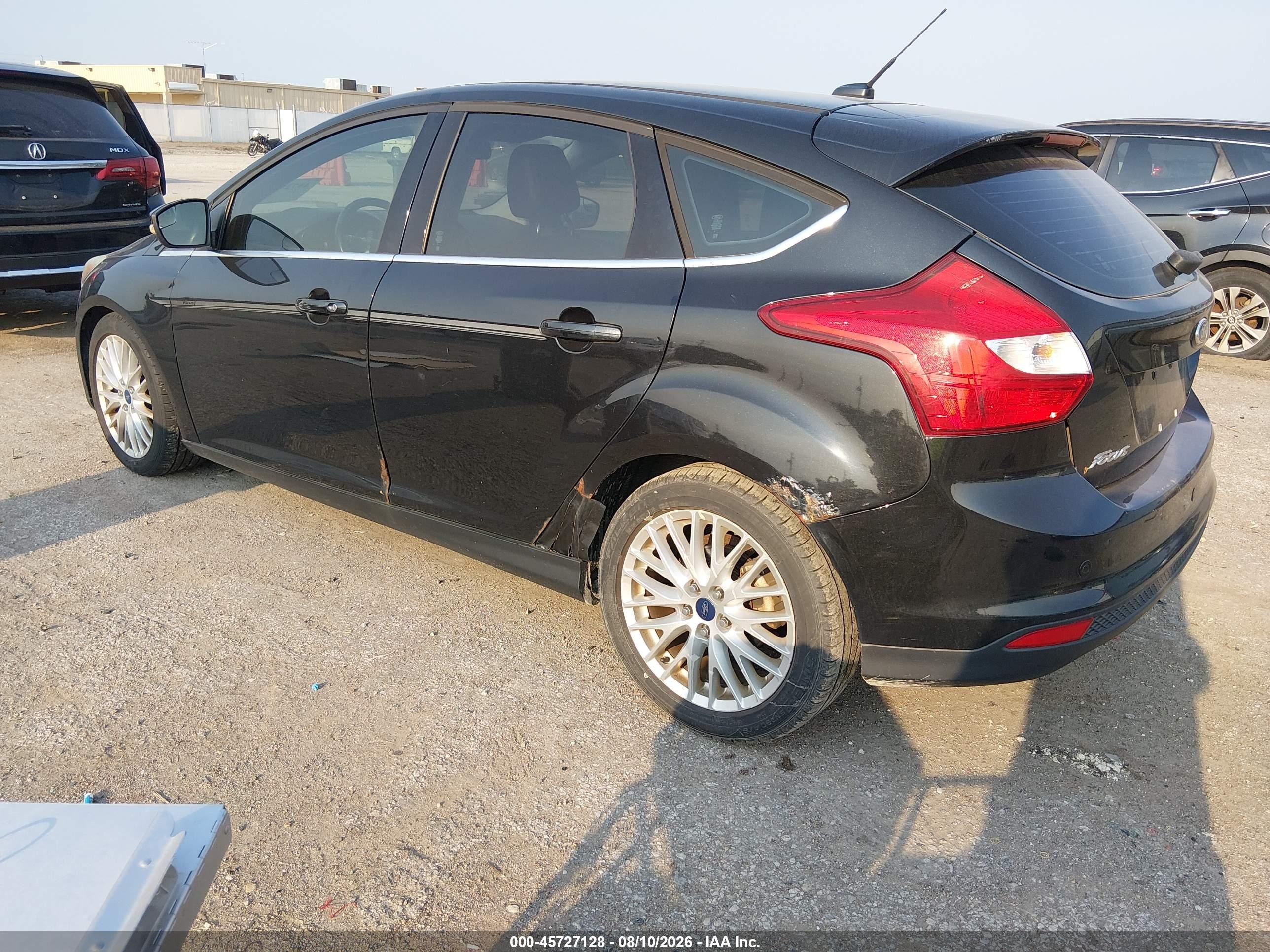 2012 Ford Focus Sel Black vin: 1FAHP3M21CL140546
