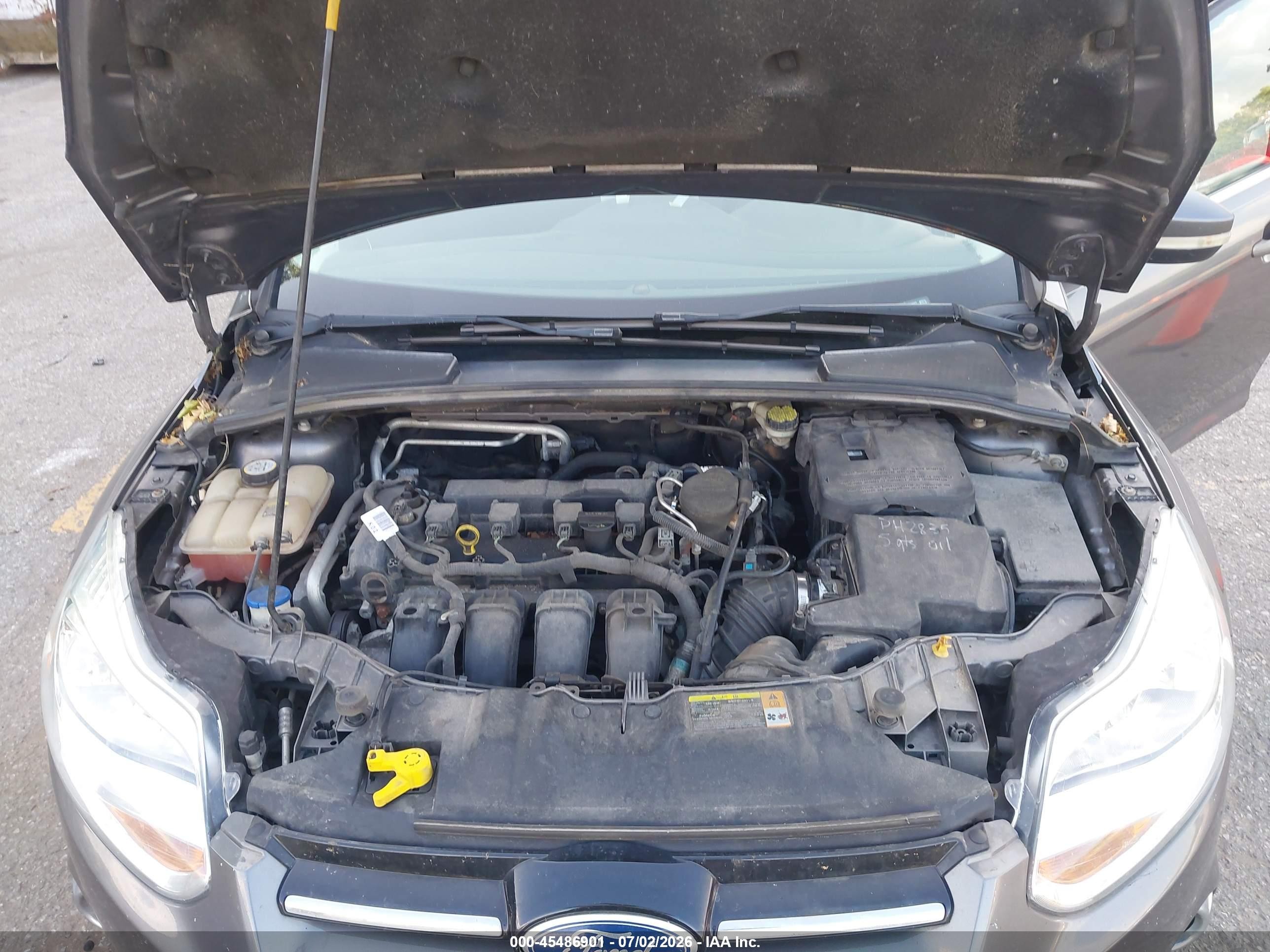2012 Ford Focus Sel Gray vin: 1FAHP3M21CL200602