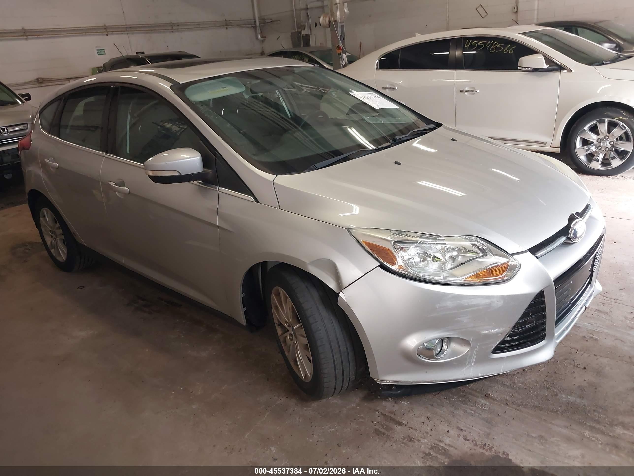 2012 Ford Focus Sel Silver vin: 1FAHP3M21CL222230